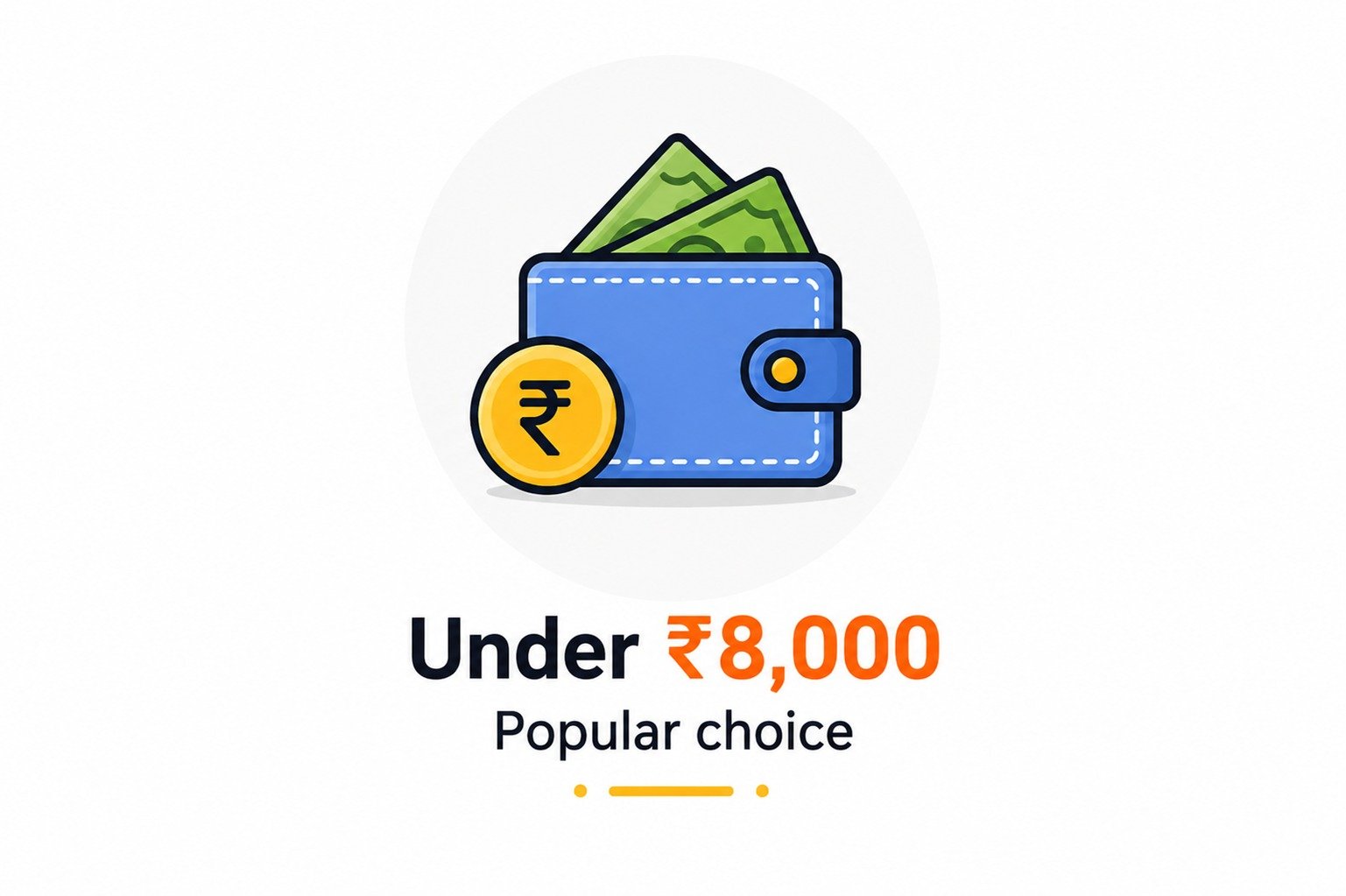 Under ₹8,000